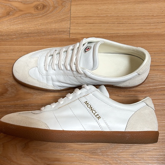 Moncler Ivory and Beige Sneakers - Picture 6 of 8